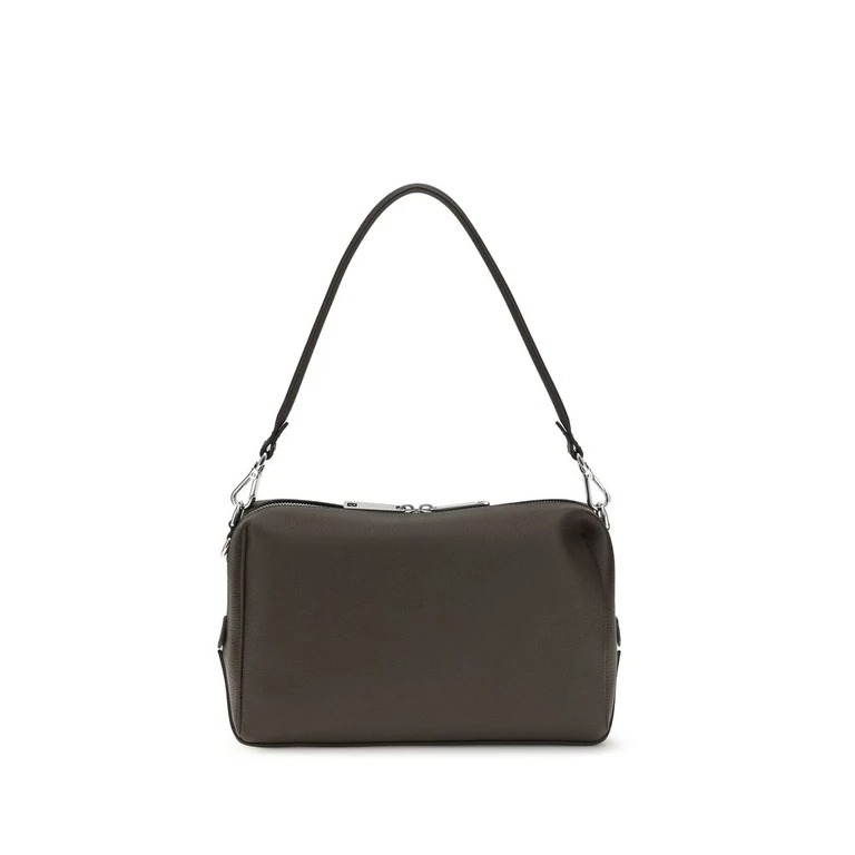 Fendi Brown Calf Leather Bos Taurus Shoulder Bag - Men