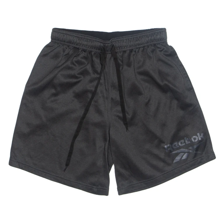 REEBOK Speedwick Mens Sports Shorts Grey Relaxed S W28