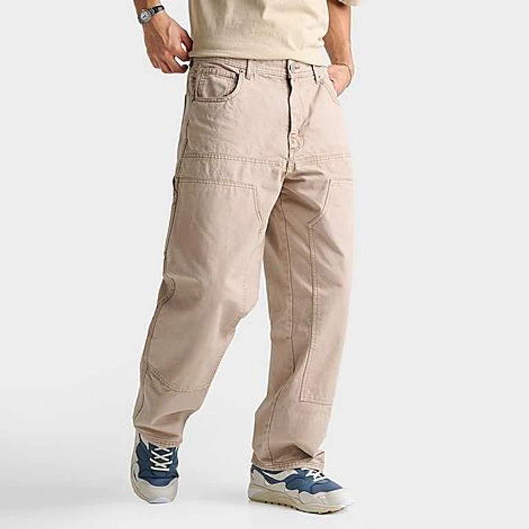 Men's Krano Denim Carpenter Pants in Khaki Size: 30