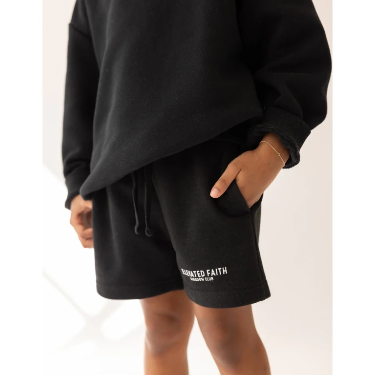 Kingdom Club Black Kids Short