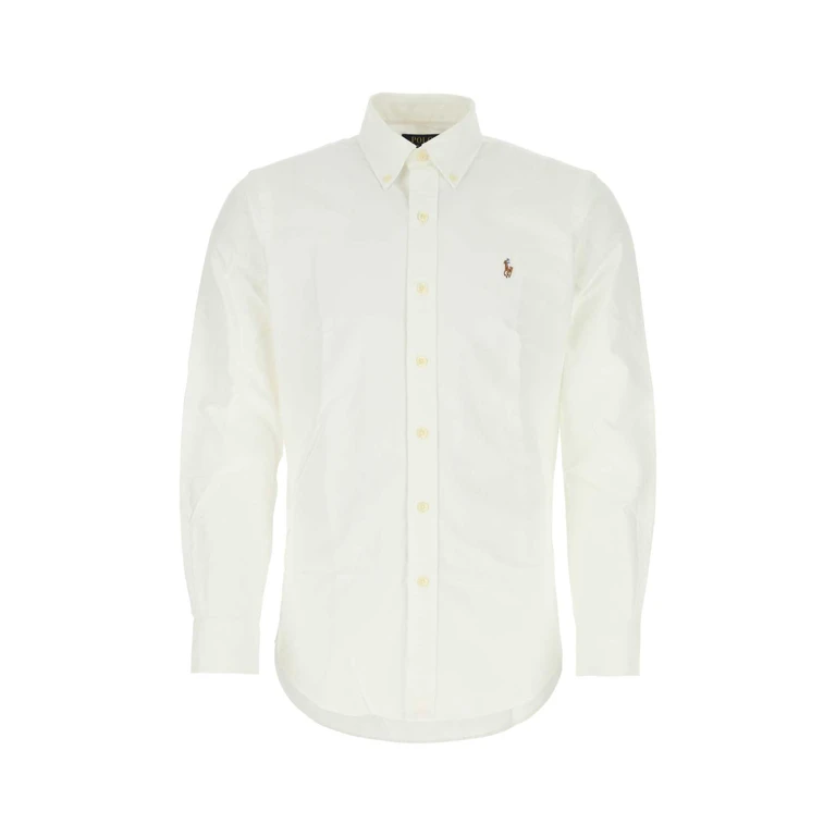 Polo Ralph Lauren White Oxford Shirt Cotton Camicie - Men