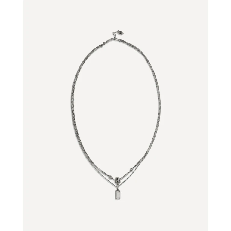 Skull Necklace Male UNI