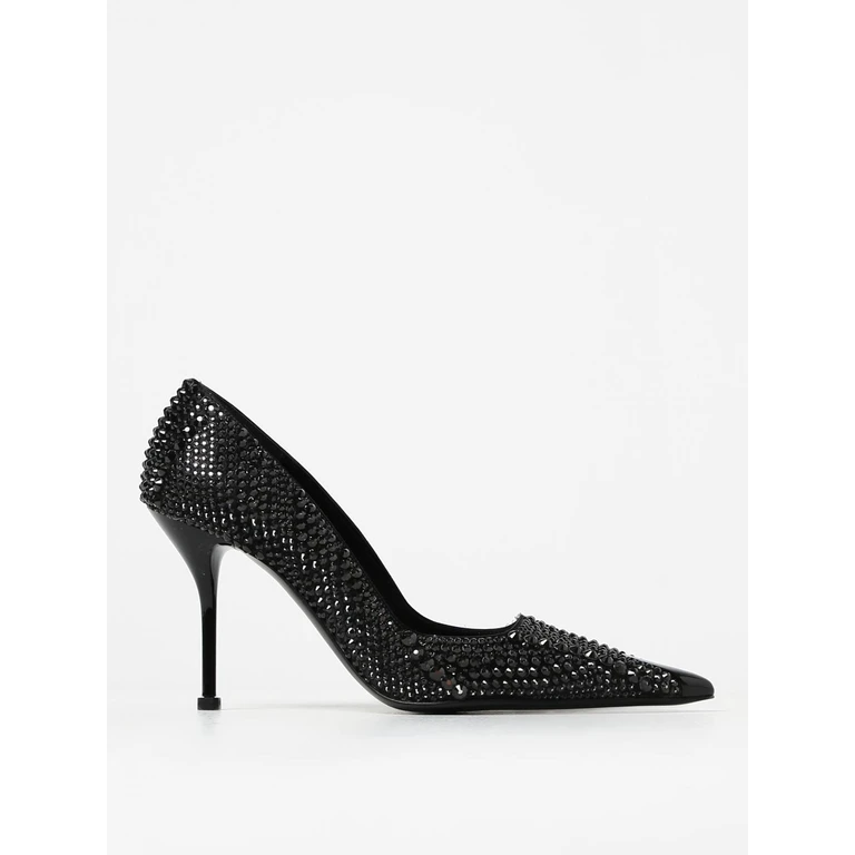 McQueen pumps in leather with rhinestones (766886W4X251069)