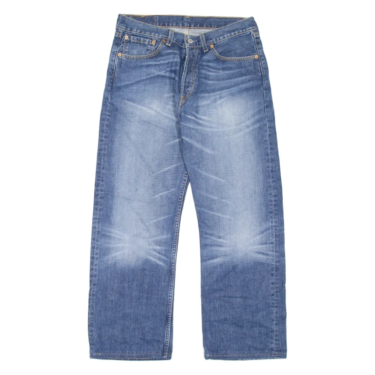 LEVI'S Mens Jeans Blue Regular Straight Stone Wash W31 L30