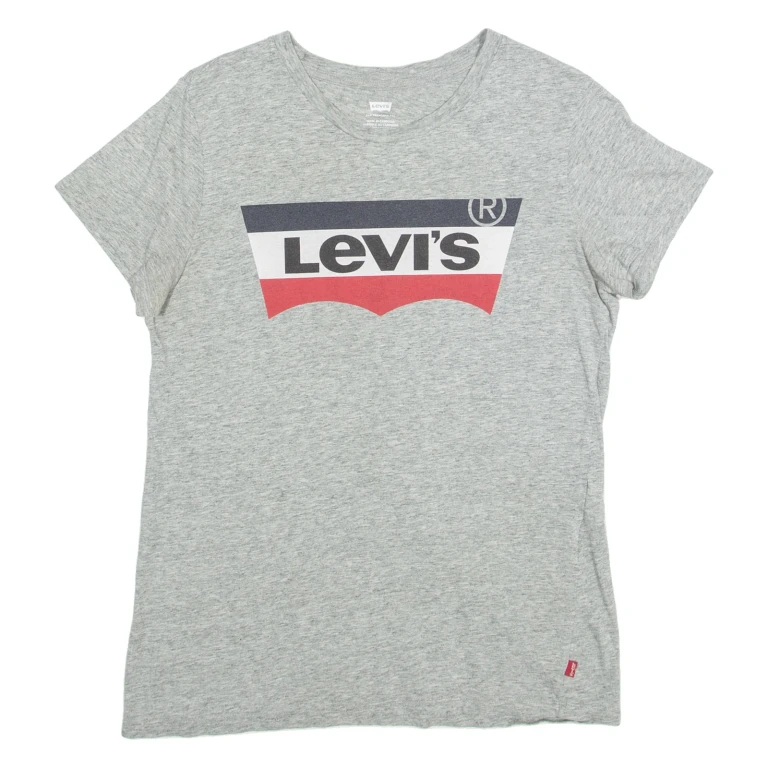 LEVI'S Womens T-Shirt Grey S (NN1-260924-14975)