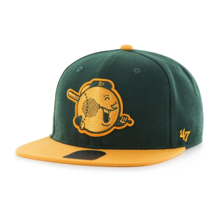 Men's Oakland Athletics Captain Snapback Hats