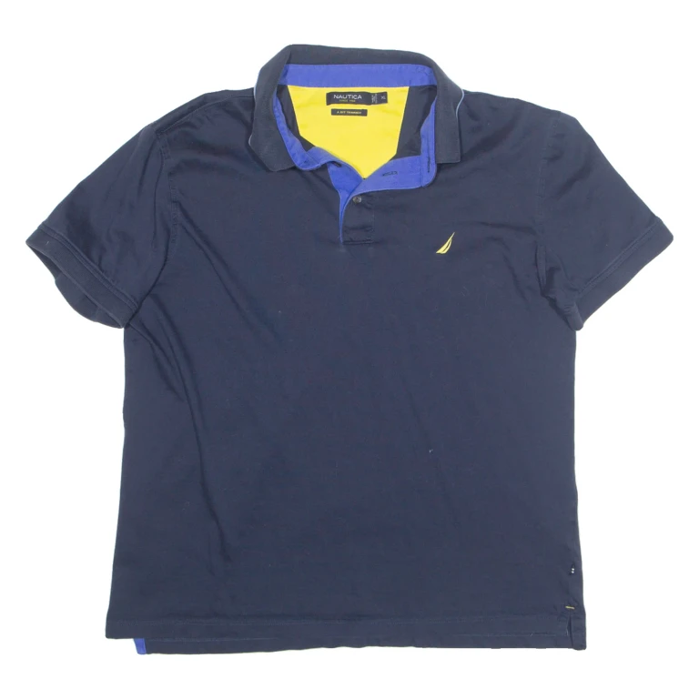 NAUTICA Mens Polo Shirt Blue XL