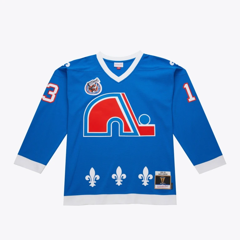 Men's NHL Dark Jersey Nordiques 1992 Mats Sundin
