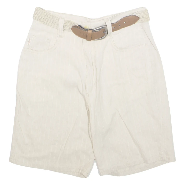 Mens Casual Shorts Beige M W30