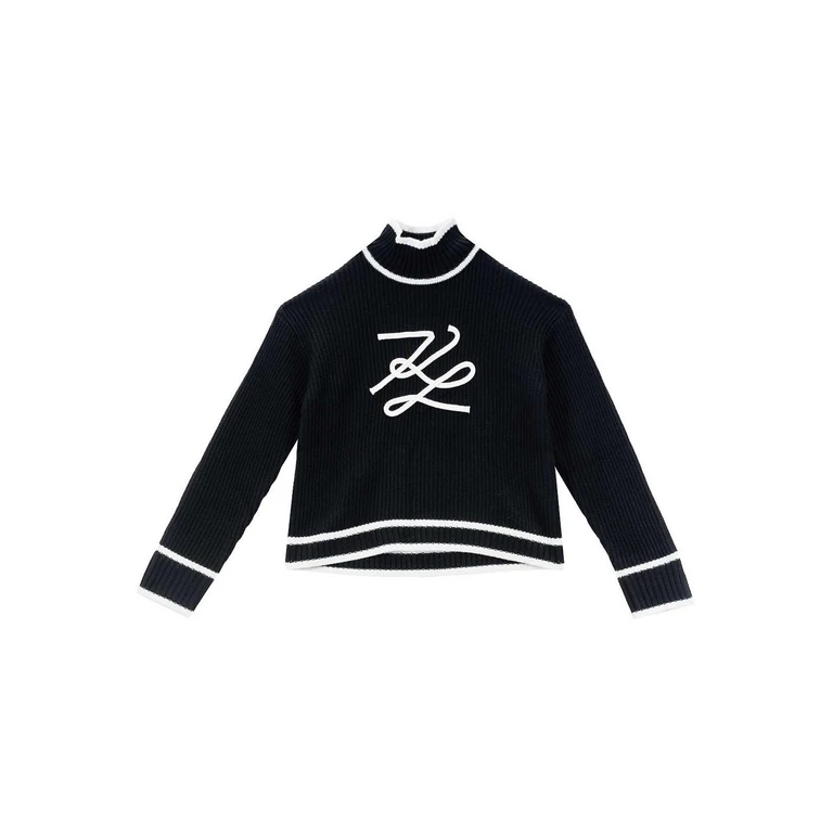 Karl Lagerfeld Pull Col Rond - Noir (A4W18051999)