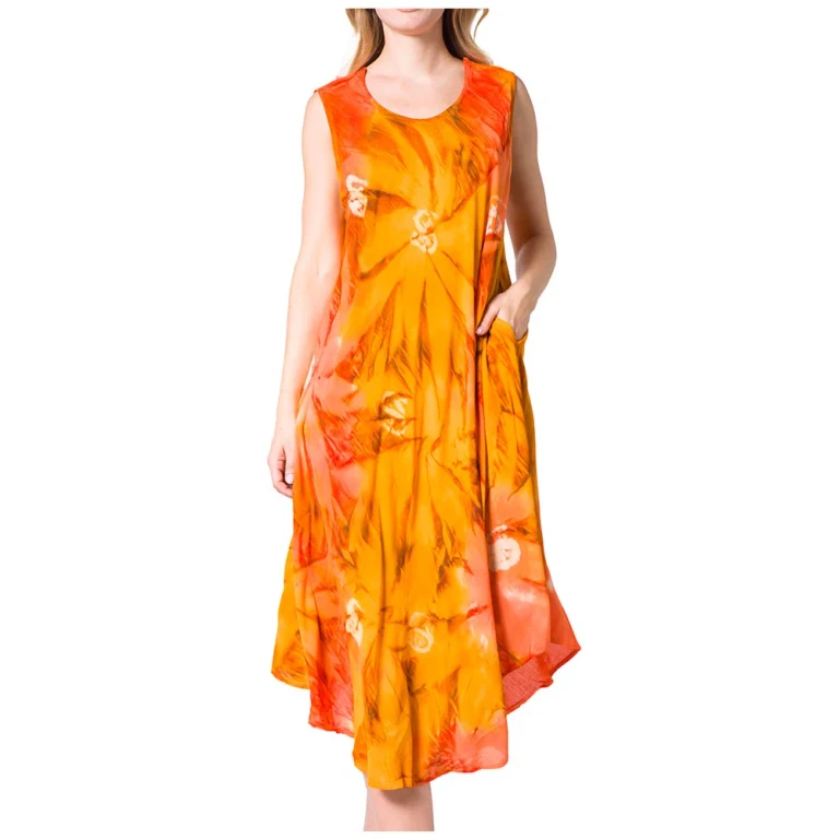 Sakkas Starlight Caftan Tank Dress / Cover Up