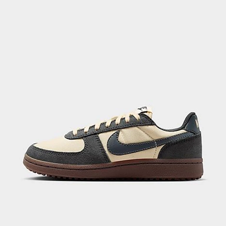 Nike Big Kids Field General Casual Shoes in Light Khaki/Gum Dark Brown/Anthracite Size: 1.0