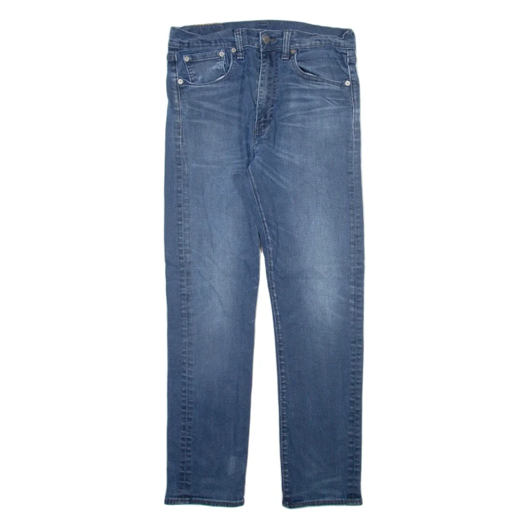 LEVI'S 522 Mens Jeans Blue Slim Straight Stone Wash W30 L28