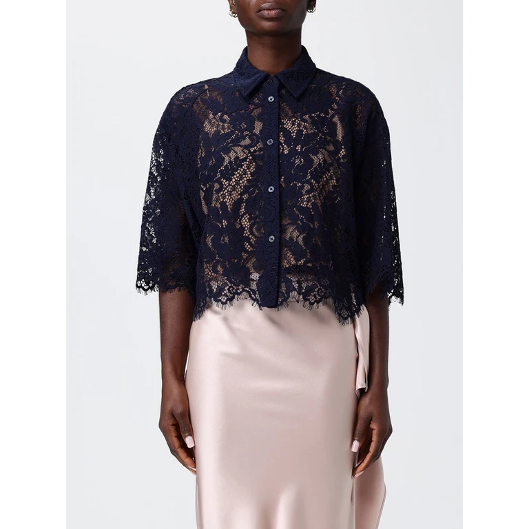 Shirt Woman color Blue (MS64101KQ9409)