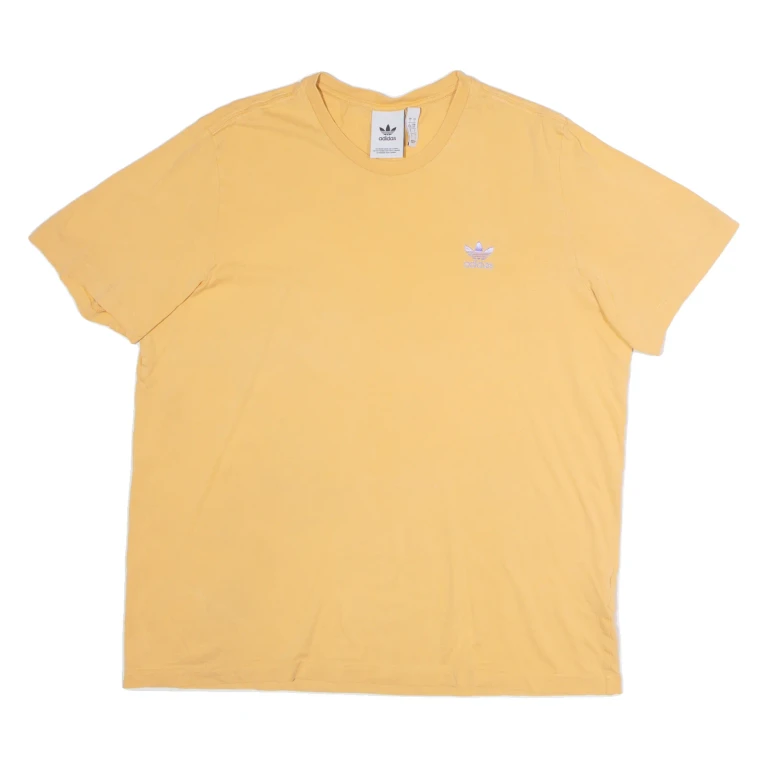 ADIDAS Mens T-Shirt Orange L