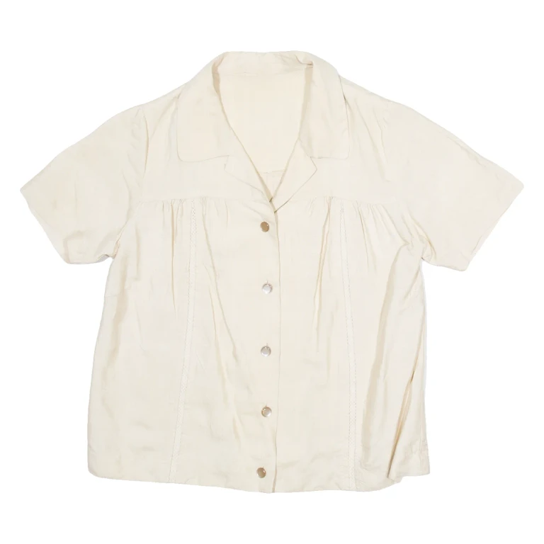 Womens Plain Shirt Brown S