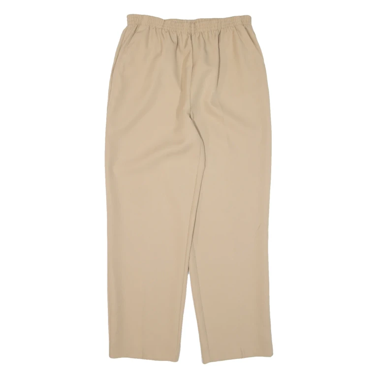 SANA MORGAN Womens Trousers Beige Regular Straight W29 L28
