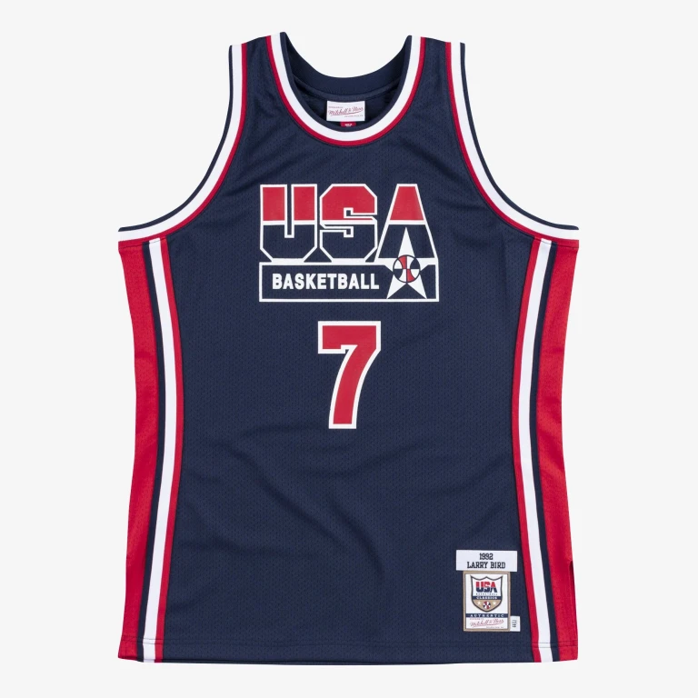 Men's Authentic Jersey Team Usa 1992 Larry Bird Jerseys