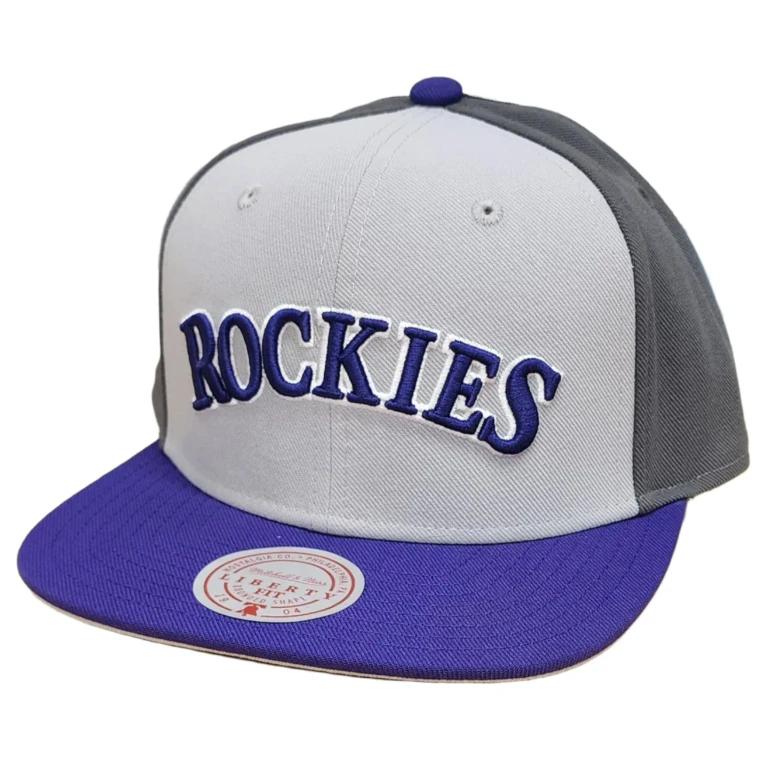 Men's MLB Triple Play Liberty Snapback Coop Rockies Snapback Caps