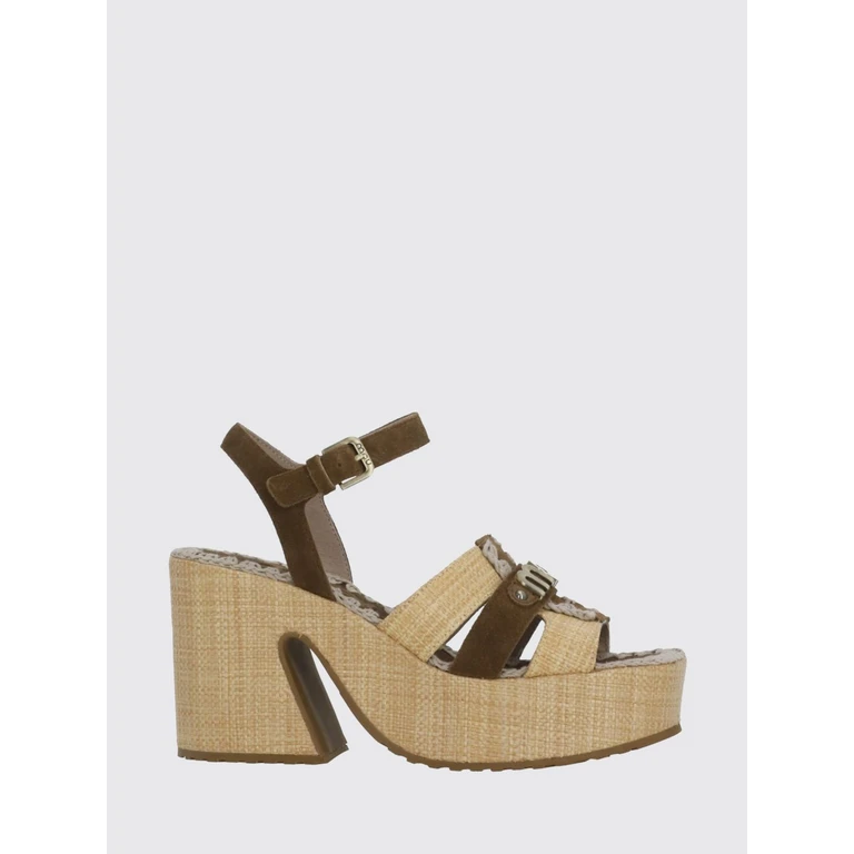 Heeled Sandal Woman color Brown (MUSW721004ANUT)