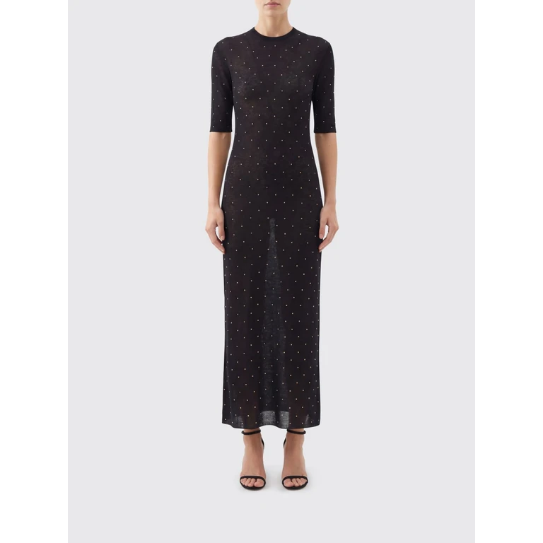 Dress Woman color Black (26PMRO247ML0336P001)