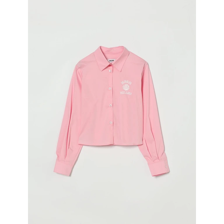 MSGM KIDS Shirt Kids color Pink (S6MSJGSI026MS076)