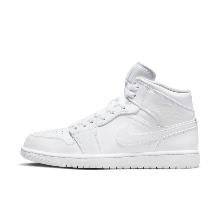 Men's Retro 1 Mid 'Triple White' 2022 Sneakers