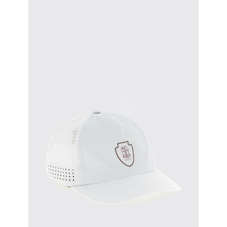 Nylon Baseball Cap with Contrast Logo and Rigid Visor (MCAP9911TCD760)