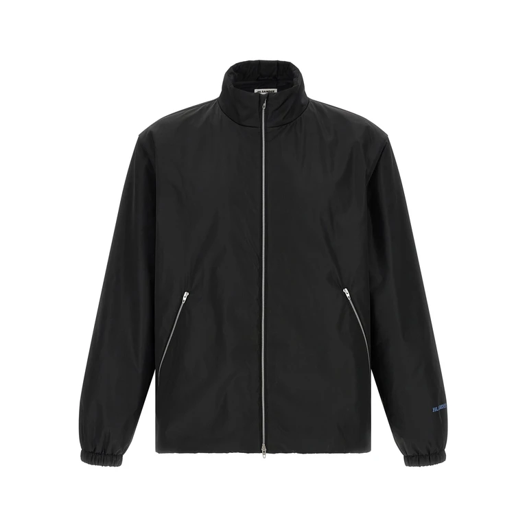 Jil Sander Black Polyester Full-Length Jacket Clothing - Men