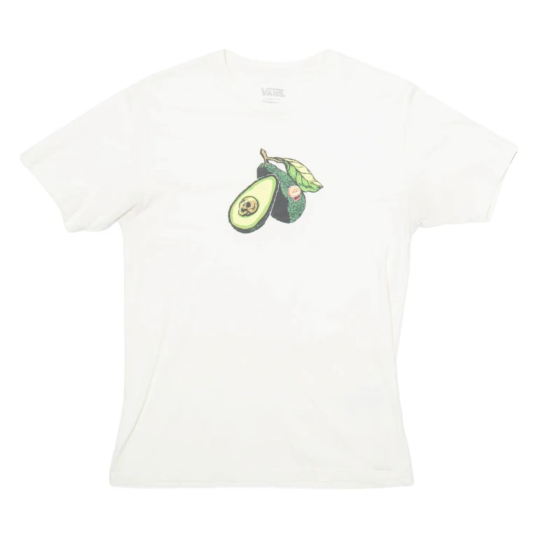 VANS AVOCADO Mens T-Shirt Cream S