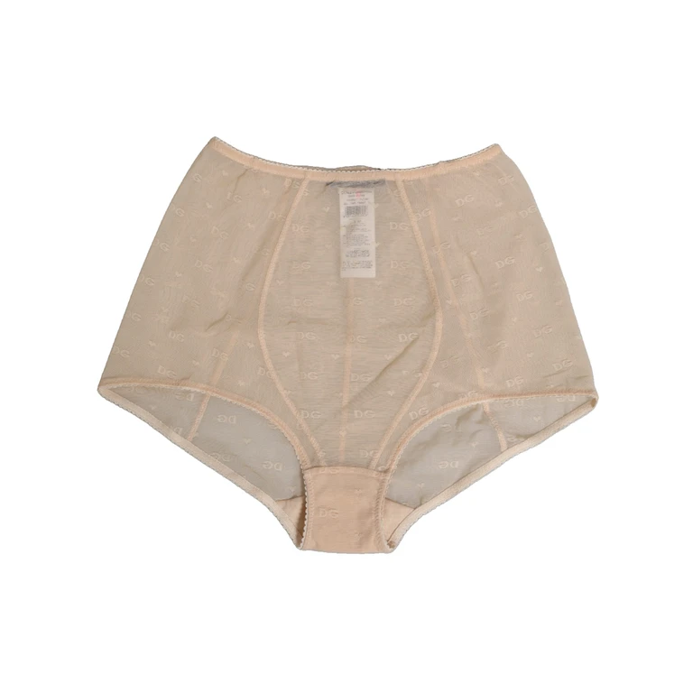 Dolce & Gabbana Beige Nylon High Waist Girdle Panty Underwear 08+pa Clothing - Women