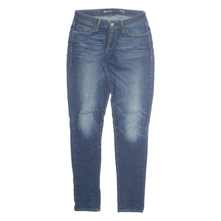 LEVI'S Womens Jeans Blue Regular Skinny Stone Wash W25 L32