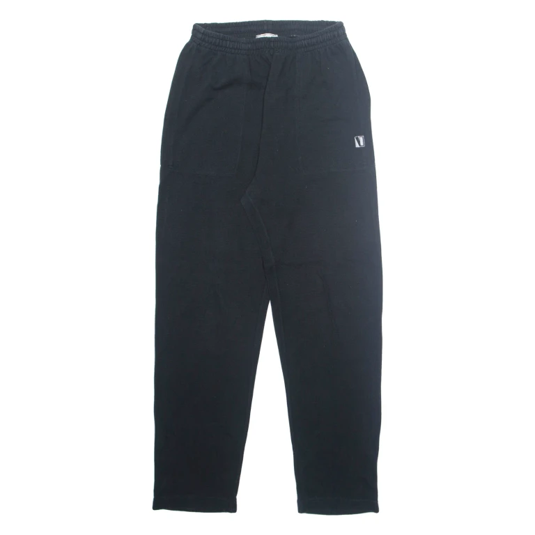 VERSACE Womens Snow Pants Black Skinny L W26 L31