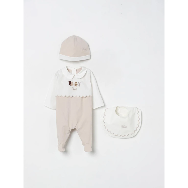 FENDI Jumpsuit Kids color Beige (BUK145ST8F19J5)