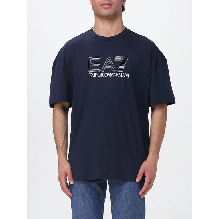 EA7 T-Shirt Men color Blue (7M001309AF10375UB102)