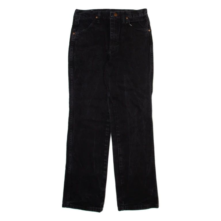 WRANGLER Mens Jeans Black Regular Straight W27 L29