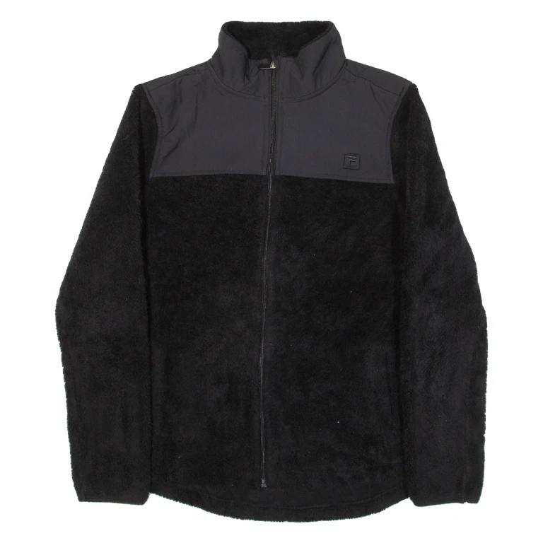 FILA Womens Fleece Jacket Black M