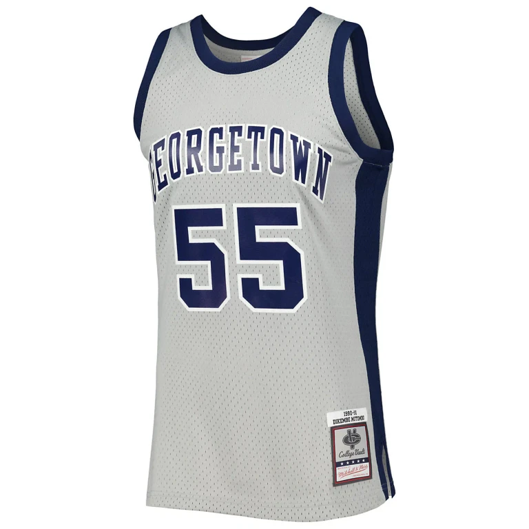 Men's Ncaa Light Jersey Georgetown 1990 Dikembe Mutombo