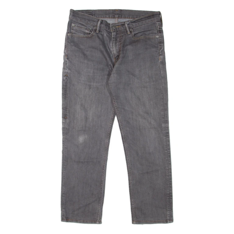 LEVI'S 511 Jeans Mens Grey Slim Straight W32 L26