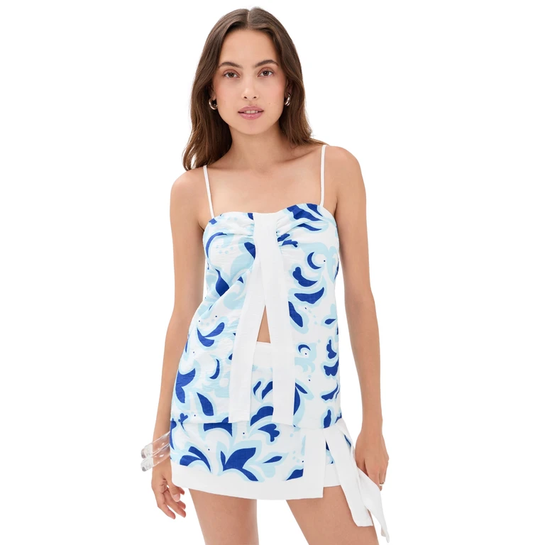 Seven Wonders Catriona Top Molly Blue/White XL