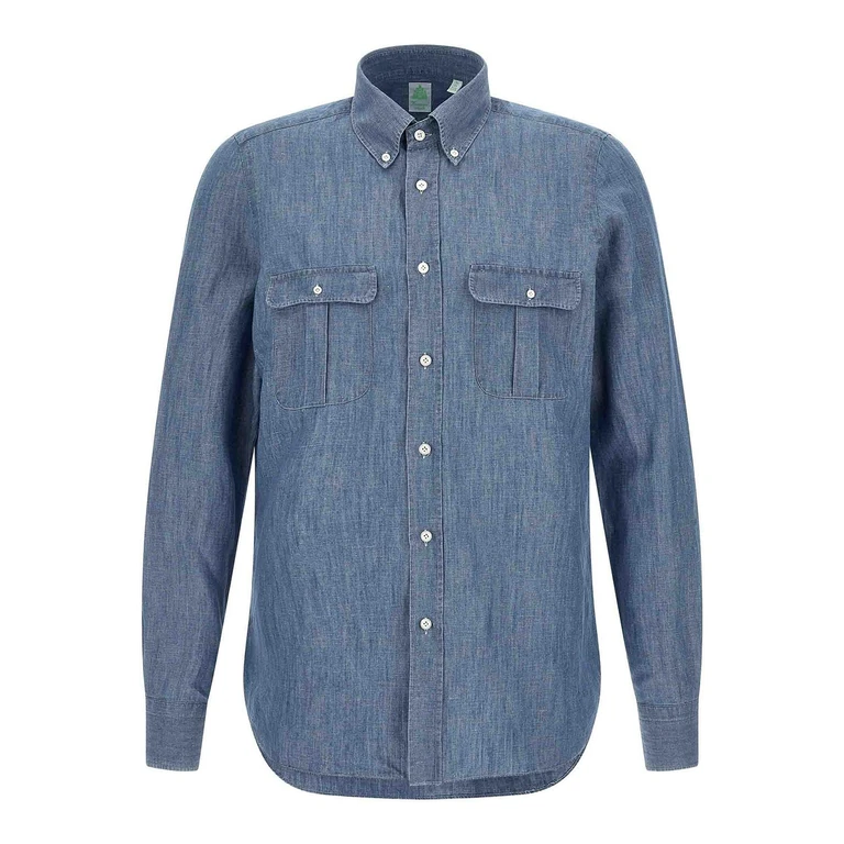 Finamore 1925 Chemise - Bleu (C0724D04)