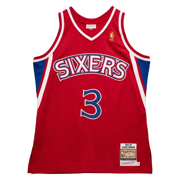 NBA Authentic Jersey Philadelphia 76Ers 96 Allen Iverson Jerseys
