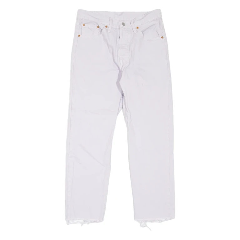LEVI'S 501 Jeans Womens Purple Regular Straight W28 L26