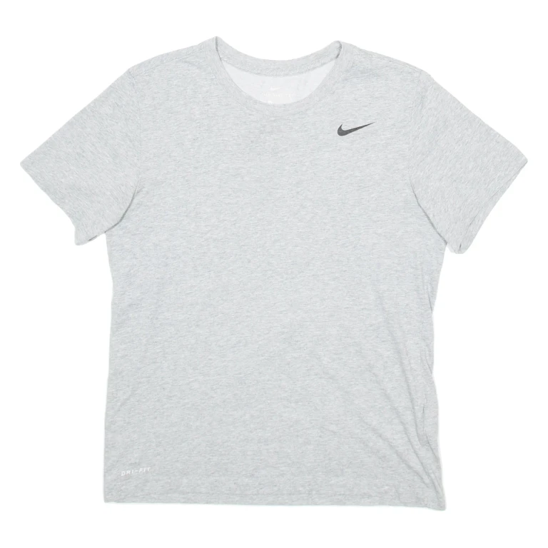NIKE Mens T-Shirt Grey S