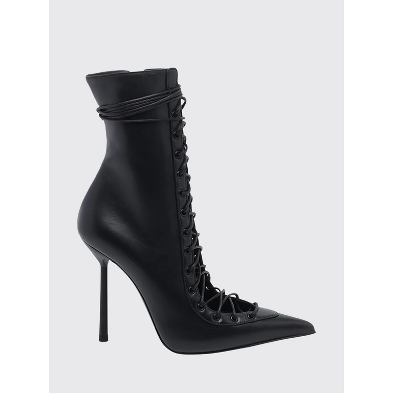 Colette Escarpins noirs en cuir à lacets