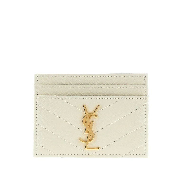 SAINT LAURENT Leather Cardholder Female UNI