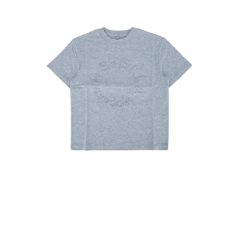 Stella Mccartney Kids T-Shirt-Top Grigiomediomelange Cotton