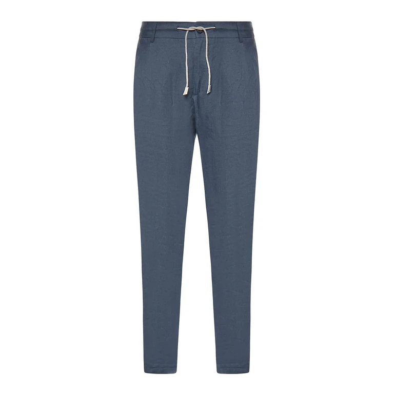 Pantalons Décontractés - Bleu Foncé (M75PANG03TES0I13919)