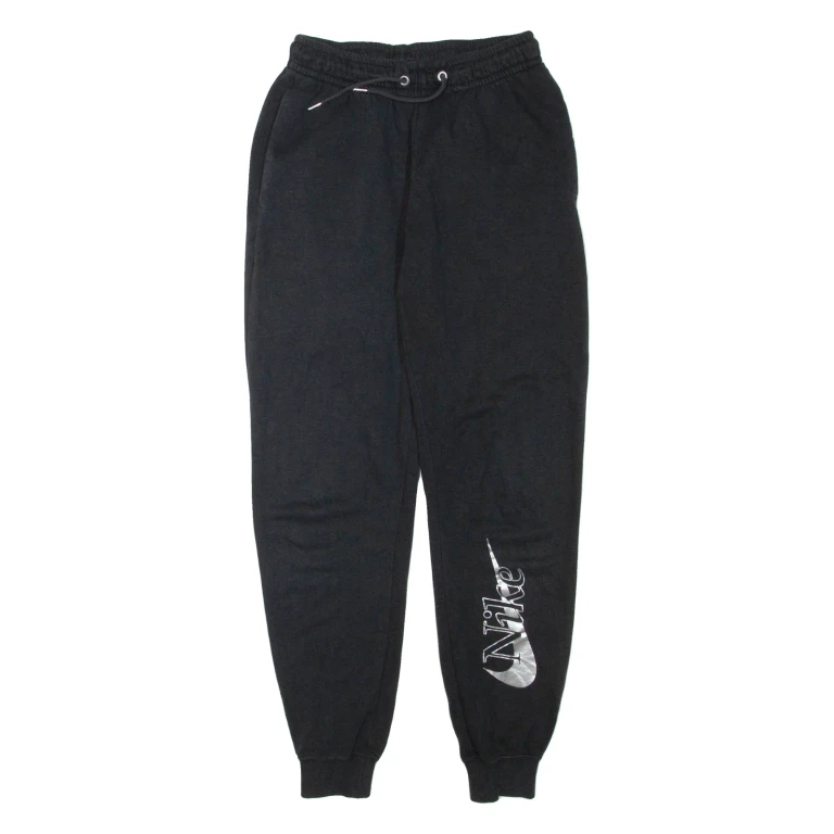 NIKE Mens Joggers Black Tapered XS W24 L29