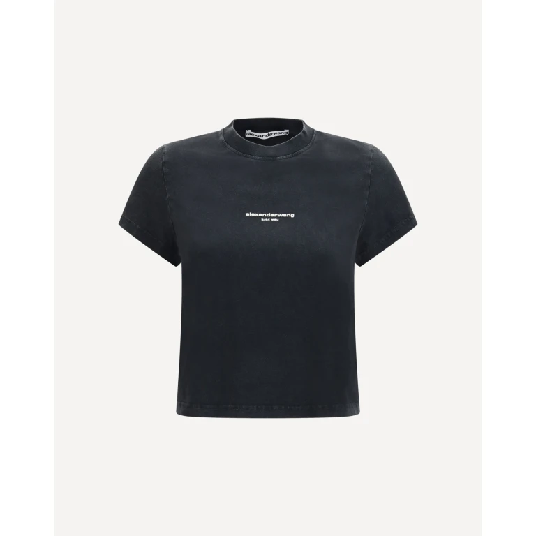 ALEXANDER WANG Short-sleeve T-shirt with central logo print Female S